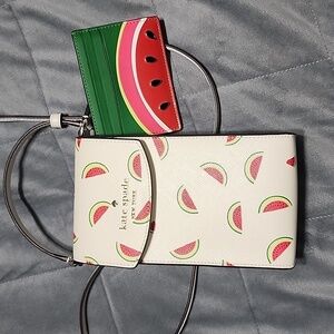 Kate Spade cross body Staci AND card holder